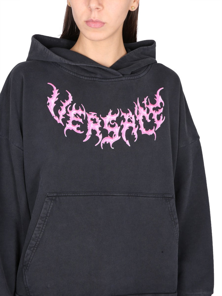 Versace Sweatshirts - Black | Wanan Luxury