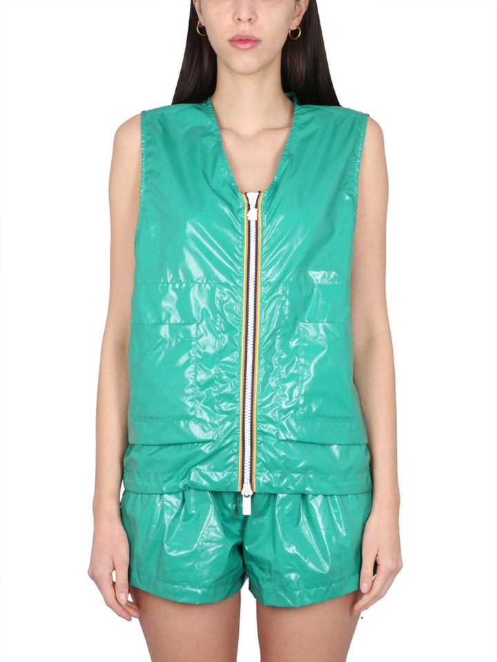 K-Way Gilet - Green | Wanan Luxury