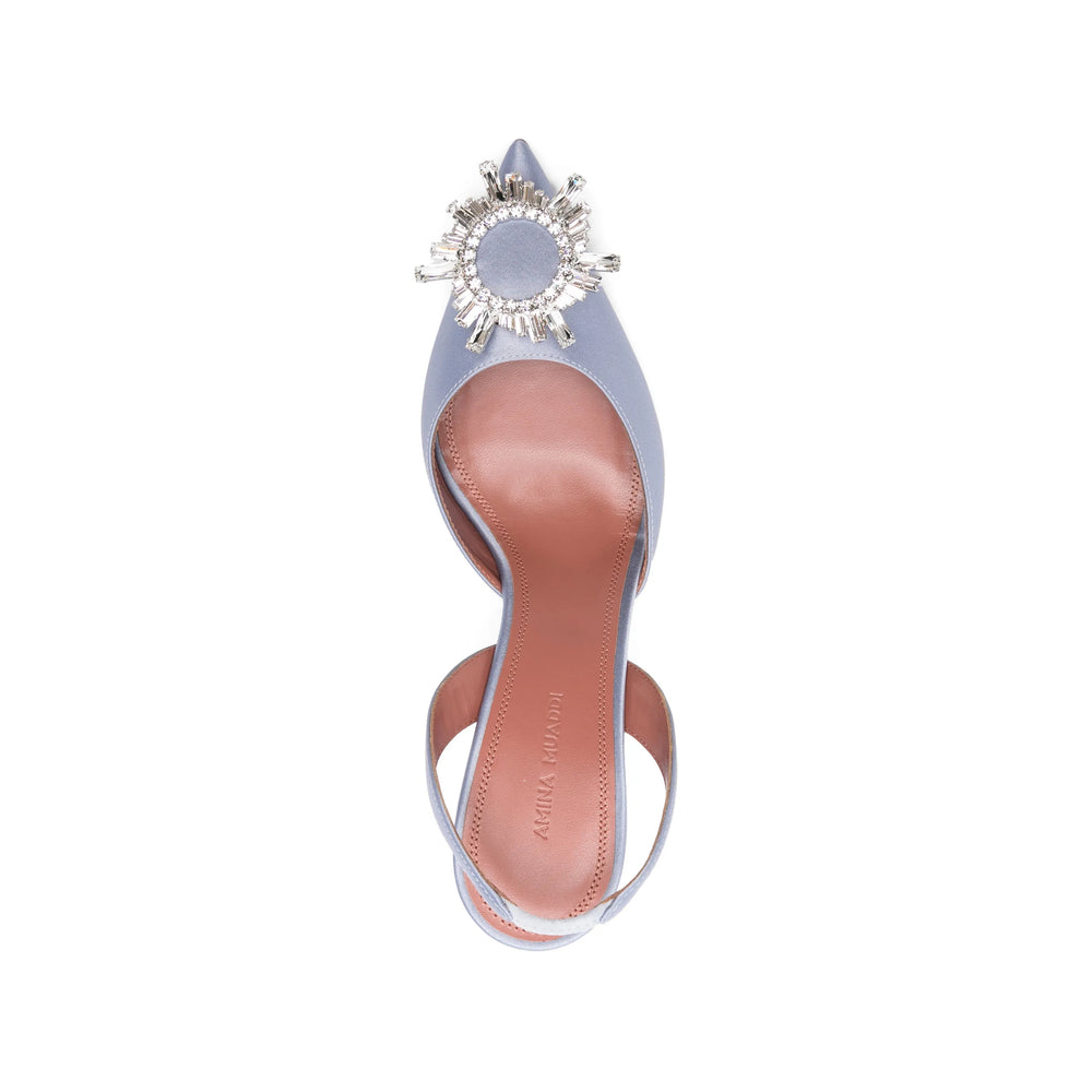 Amina Muaddi Shoes - Purple | d336910c14567bb6a9e792db620ef2e7ad1a21ad
