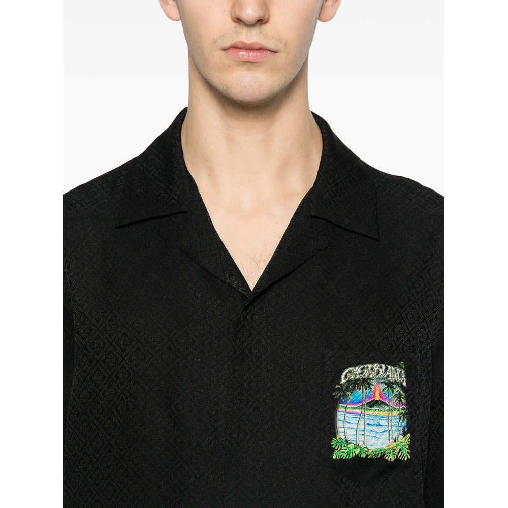 Casablanca Shirts - Black | 723a37e47b8f29bd2b21b75db7ea3c28ae7ab867