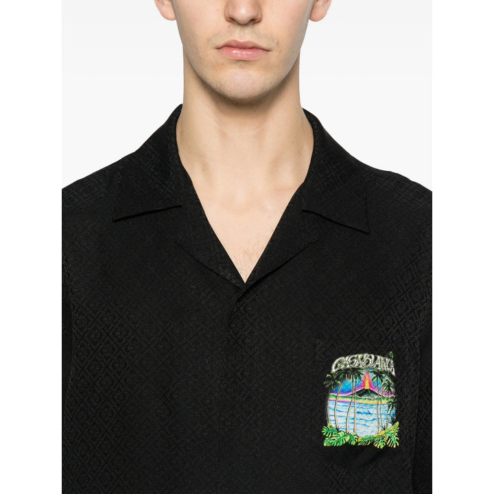 Casablanca Shirts - Black | 723a37e47b8f29bd2b21b75db7ea3c28ae7ab867