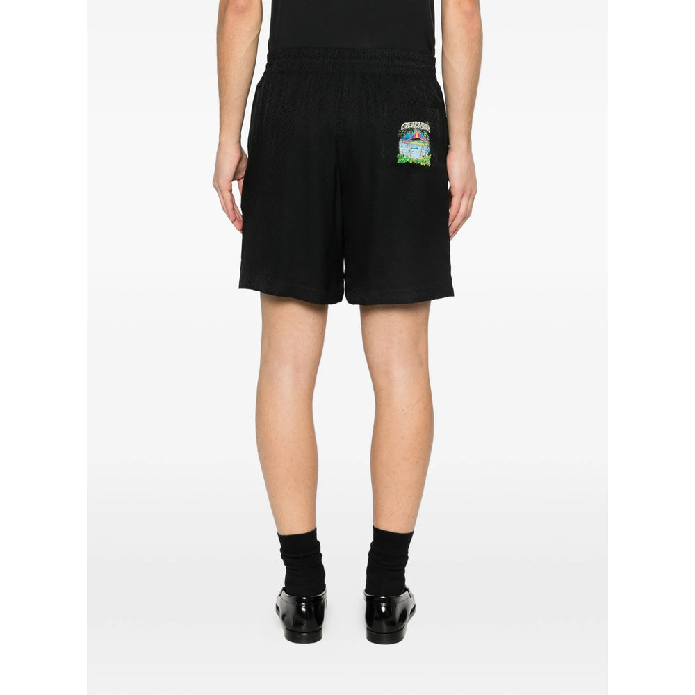 Casablanca Shorts - Black | e7e53ae09c88b5a0cc97326461d206ed23a6eb00