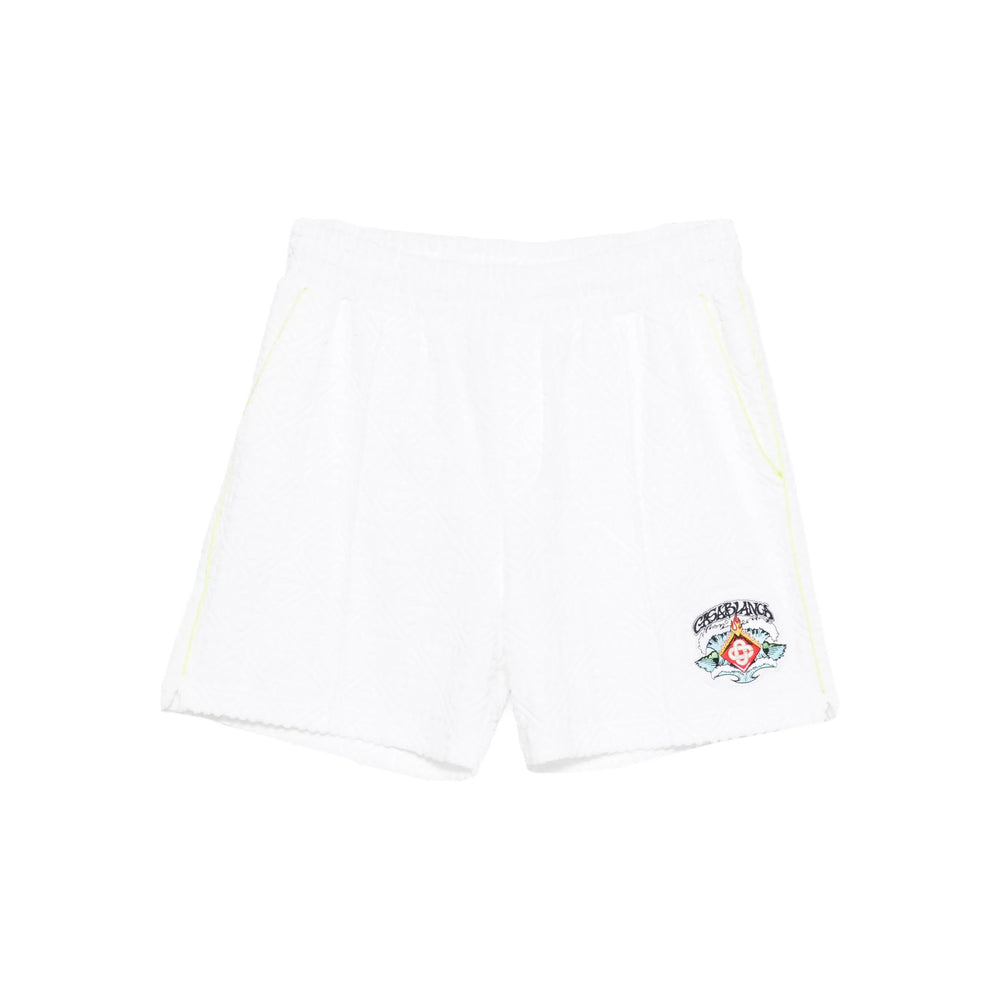 Casablanca Shorts - White | 924572cfced71820f49ad65d16a50046e5884eb1