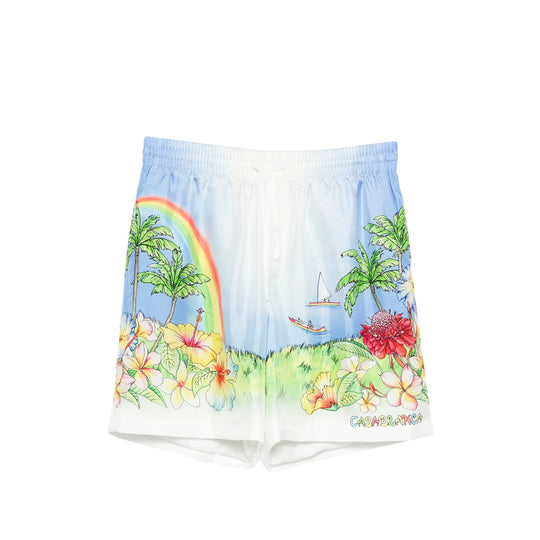 Shorts Blue, White
