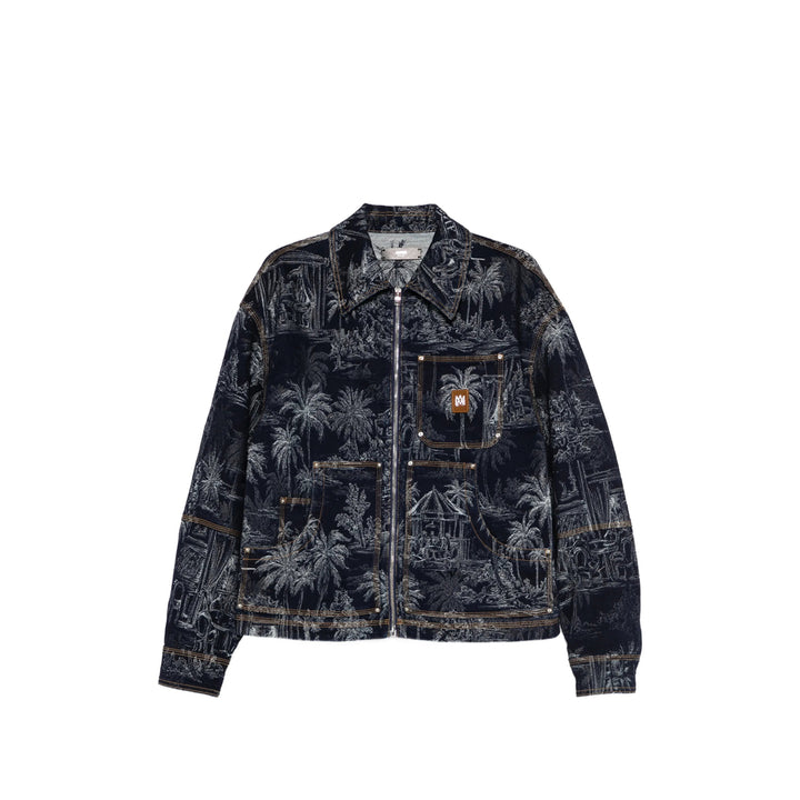 Amiri Outerwears - Blue, White | d9e87e907b4a10e0684148c71276f860cf23ef28