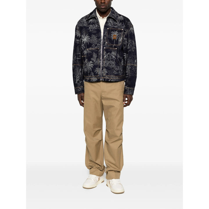 Amiri Outerwears - Blue, White | 273736f0d81f35df0ccfb524698f31bc97940eb8