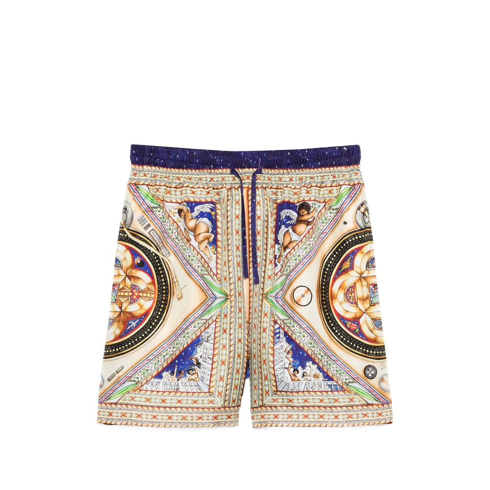 Casablanca Shorts - Neutral, Blue | d5650014e0ed4ee97187762f94e047d1d6f3c105