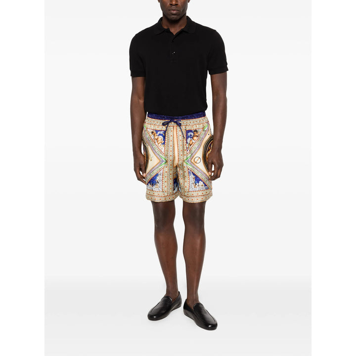 Casablanca Shorts - Neutral, Blue | 2f8a39f8db0a21204b7ee59c243b42a3ead2a8b9