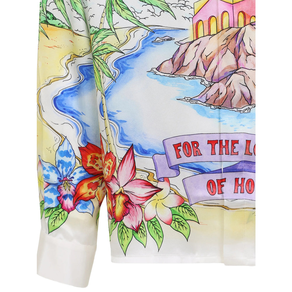 Casablanca Shirts - White | f64d3b4f986f8b7f5d990a210c3dd52704f4e3e2