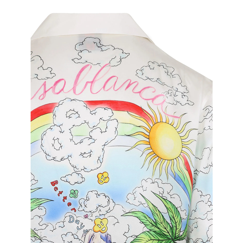 Casablanca Shirts - White | b1179b5a7bc555c593014e99d27b215e03dea802