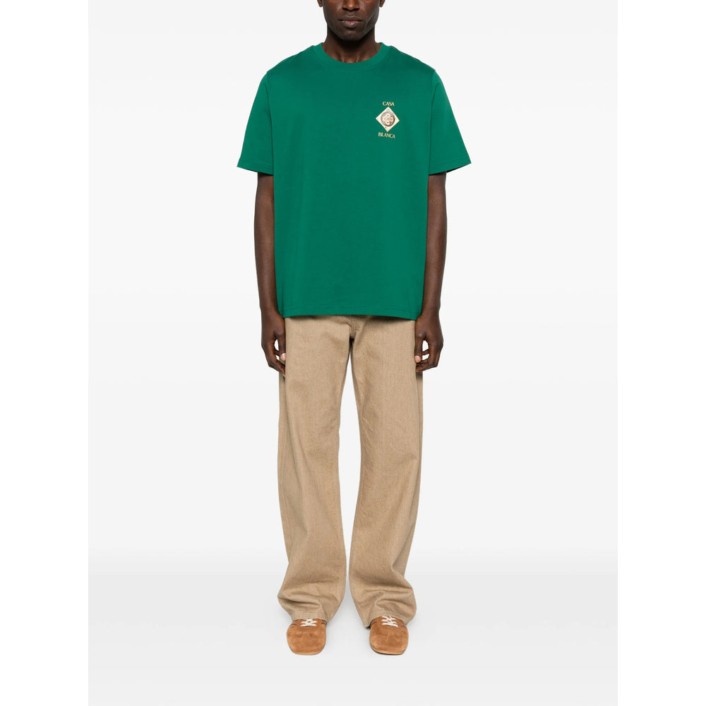Casablanca T Shirts - Green | e4d0988049b24ed3f78171fb7ed89ce961f952c3