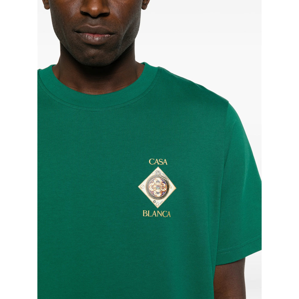 Casablanca T Shirts - Green | 7bb927c8b3b49511e284541f445ad6f0868711ec