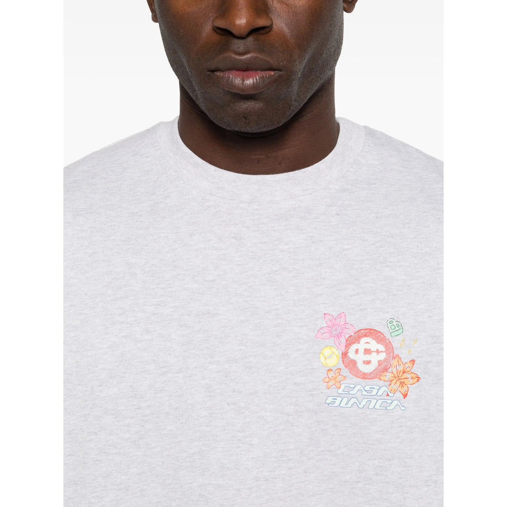 Casablanca T Shirts - Gray | 23edf55f80f4624170085783df906b5b83ced3aa
