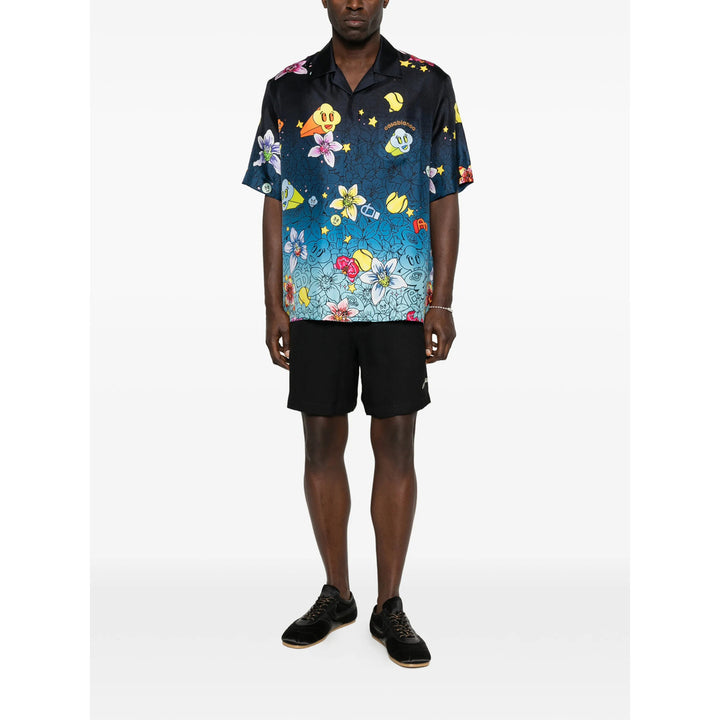 Casablanca Shirts - Black, Blue | e336da3ffd06ad734f3dbf890fd67dff5eaccbf8