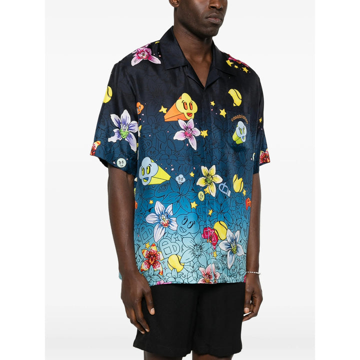Casablanca Shirts - Black, Blue | 82a2f5ff96d9759b55d7c08c20a5a5882d576767