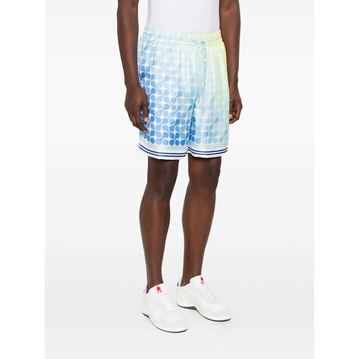 Casablanca Shorts - Blue, Yellow | b80259ee99b2ad6e099b004ba806cdce6908c136