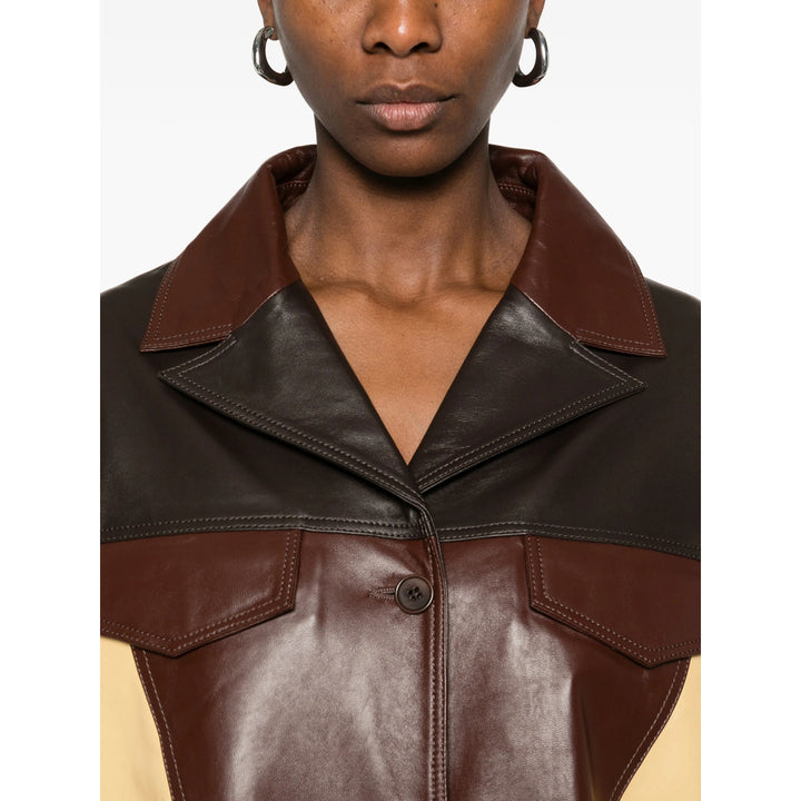 Siedres Outerwears - Brown, Yellow | 2842b82cdbbcea2b35f68006af9e2ac693651b3d