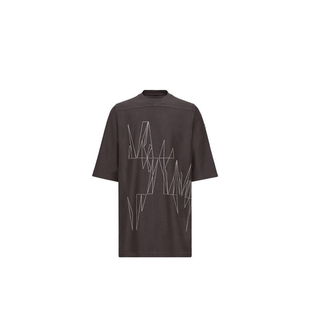 Moncler X Rick Owens T Shirts - Brown | 03195391ef6aee704e4543a047c8b05196d8bf5a