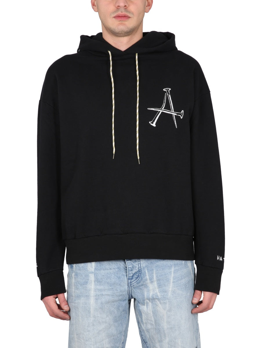 Aries Sweatshirts - Black | Wanan Luxury
