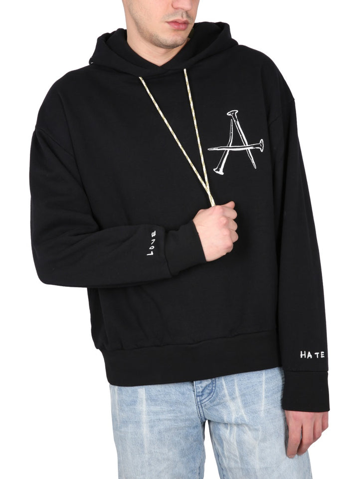 Aries Sweatshirts - Black | Wanan Luxury