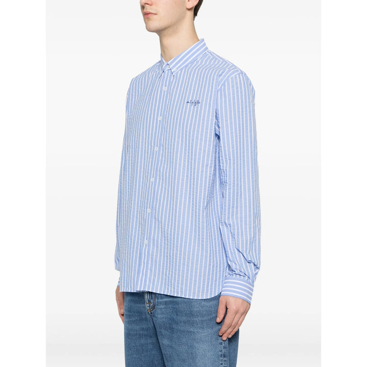 Maison Labiche Shirts - Blue, White | 64c955da27bc1afe8af7521e152671a2efdeaf39