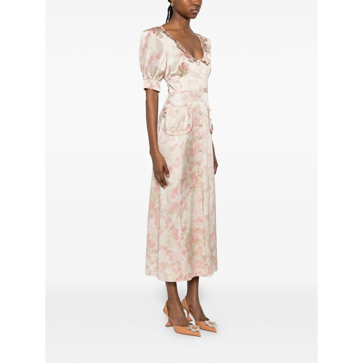 Alessandra Rich Dresses - Neutral, Pink | 83538e6910d095a75275efcf7fd2444e4dcdce47