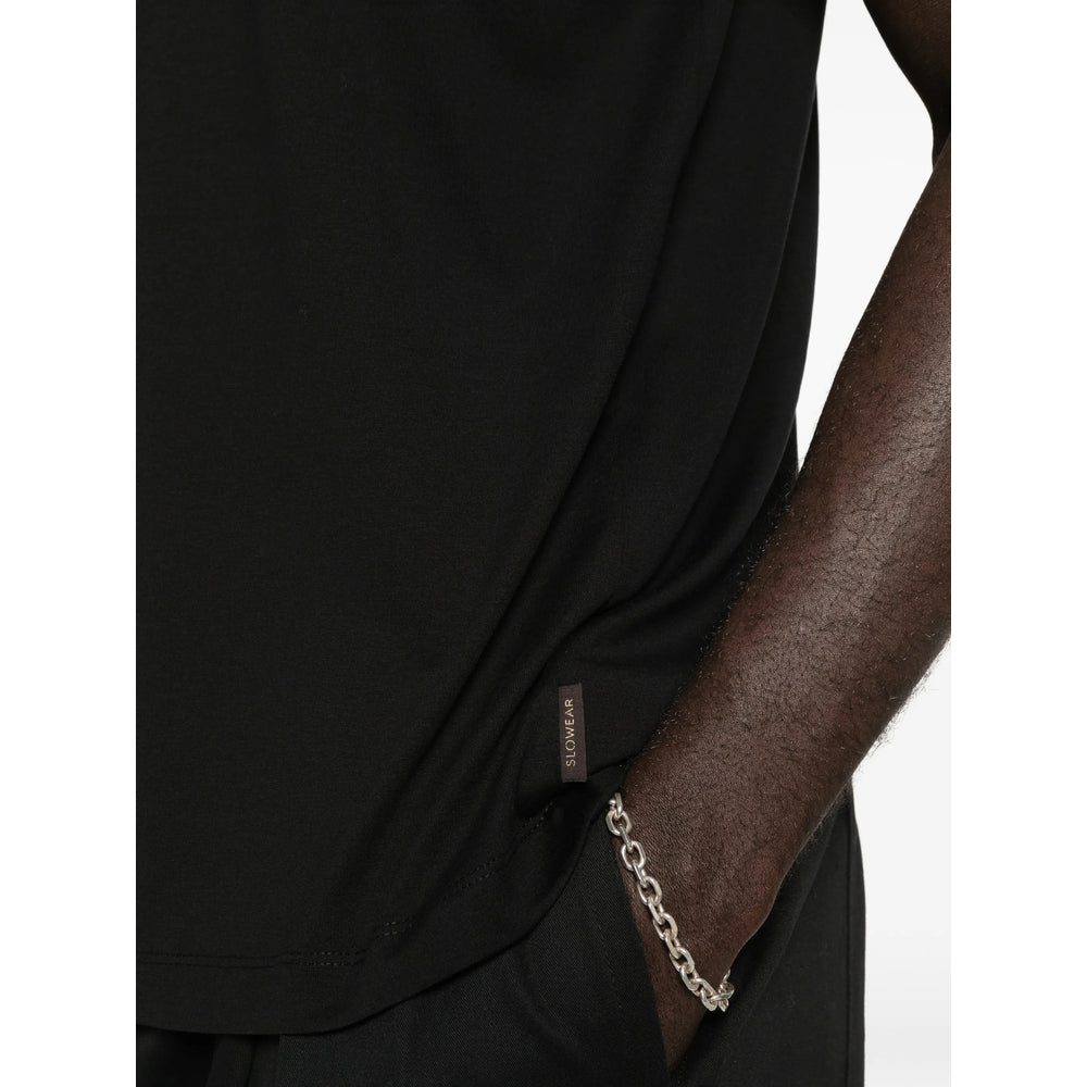 Zanone T Shirts - Black | cbaa3e008253c4a3a088f498818088c7488207a2