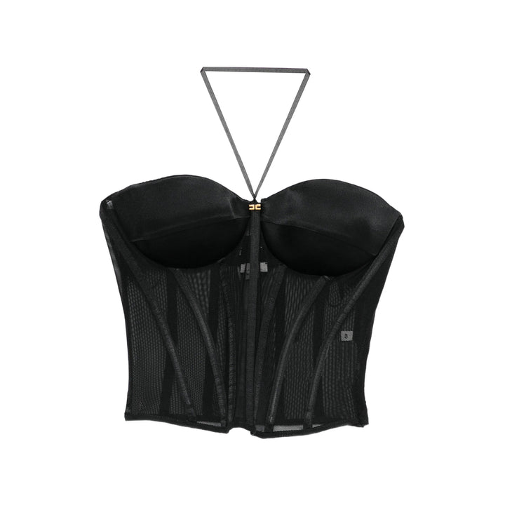Elisabetta Franchi Tops - Black | 9ee5e528f43ad9cd10ea2504c3f992fff7575ac9
