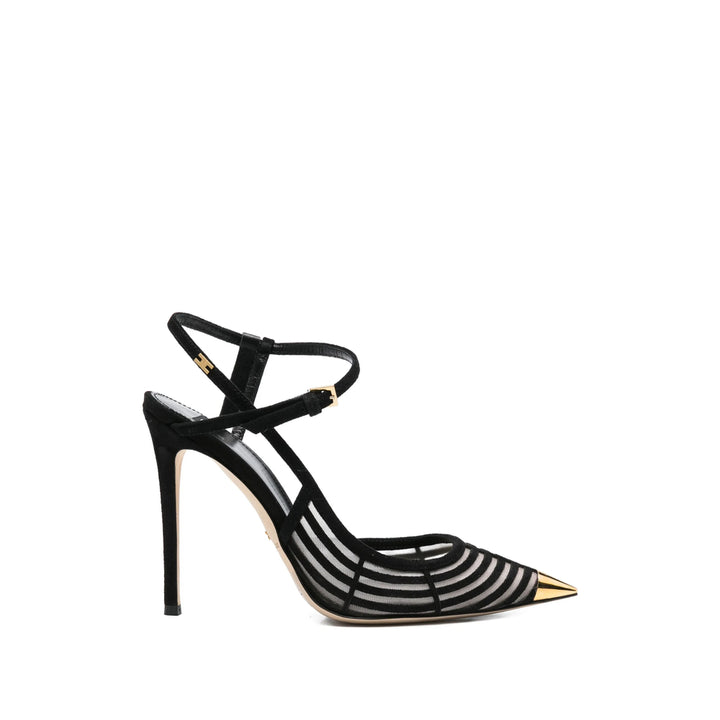 Elisabetta Franchi Shoes - Black, White | 18470a930c4e15fd9c647cdfdf3da2da723875ed