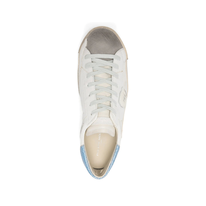 Philippe Model Sneakers - White, Blue | 4b83592caf4fcc5c592101df0968fa7bf7258aa9