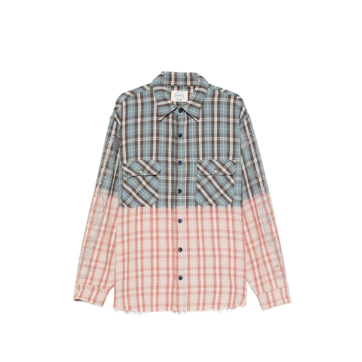 Ercole Studio Shirts - Blue, Orange | 282927d80d7ab88667e4e45a8308530871193581