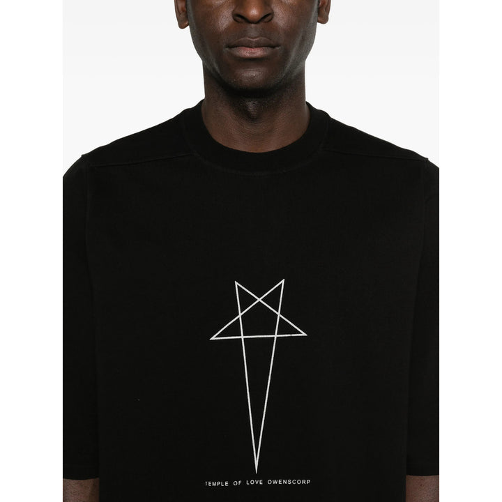 Rick Owens Drkshdw T Shirts - Black | 70670b1b979a06fd835392ab38fd07040e2ac7f5