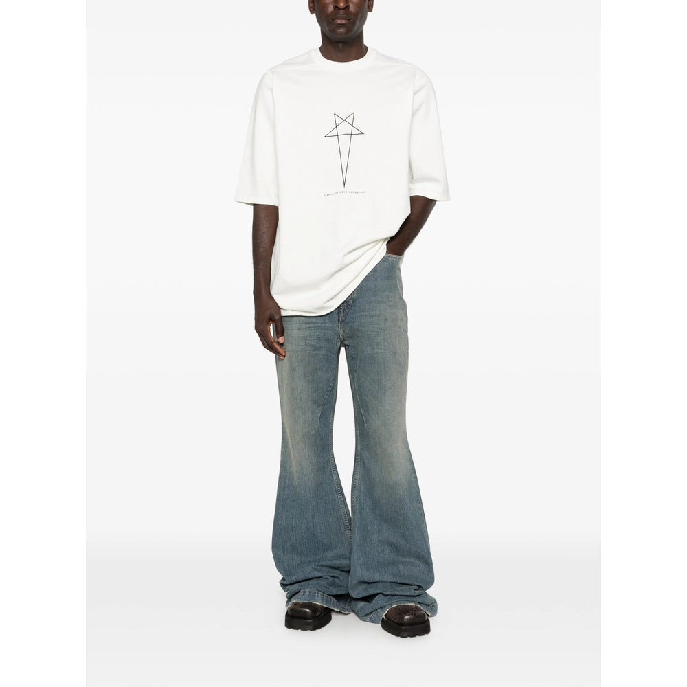 Rick Owens Drkshdw T Shirts - White | 3a5d6b1343bedb3c871af3d0a220191ebf384f95