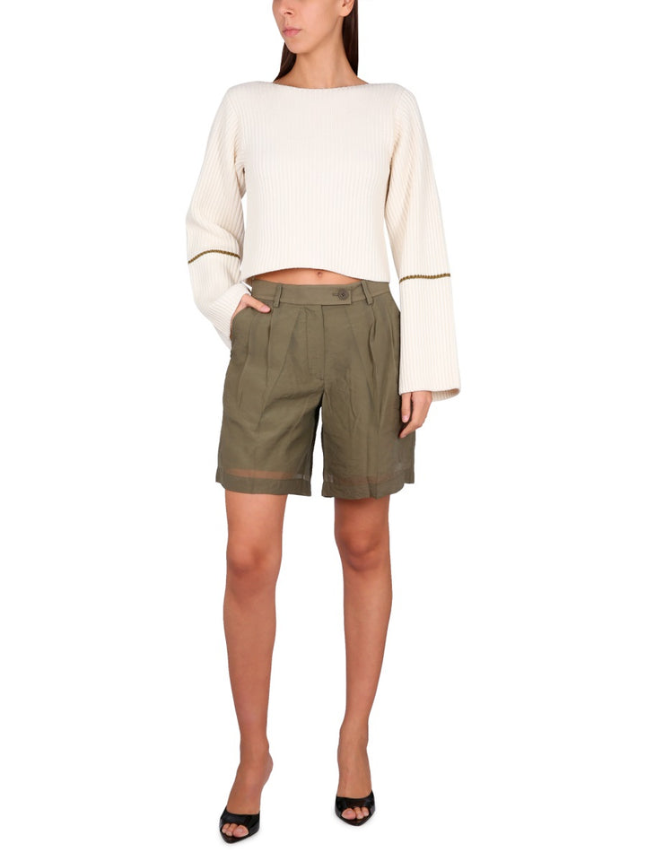 Helmut Lang Shorts - Green | Wanan Luxury