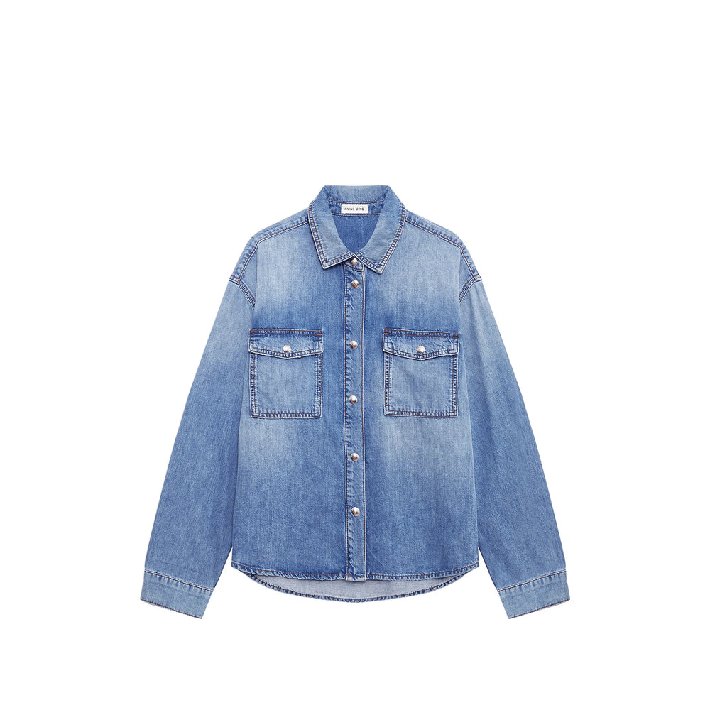 Anine Bing Shirts - Blue | 9a874bd4e15a4b6d5afbdb5c1524a538c1776cc0