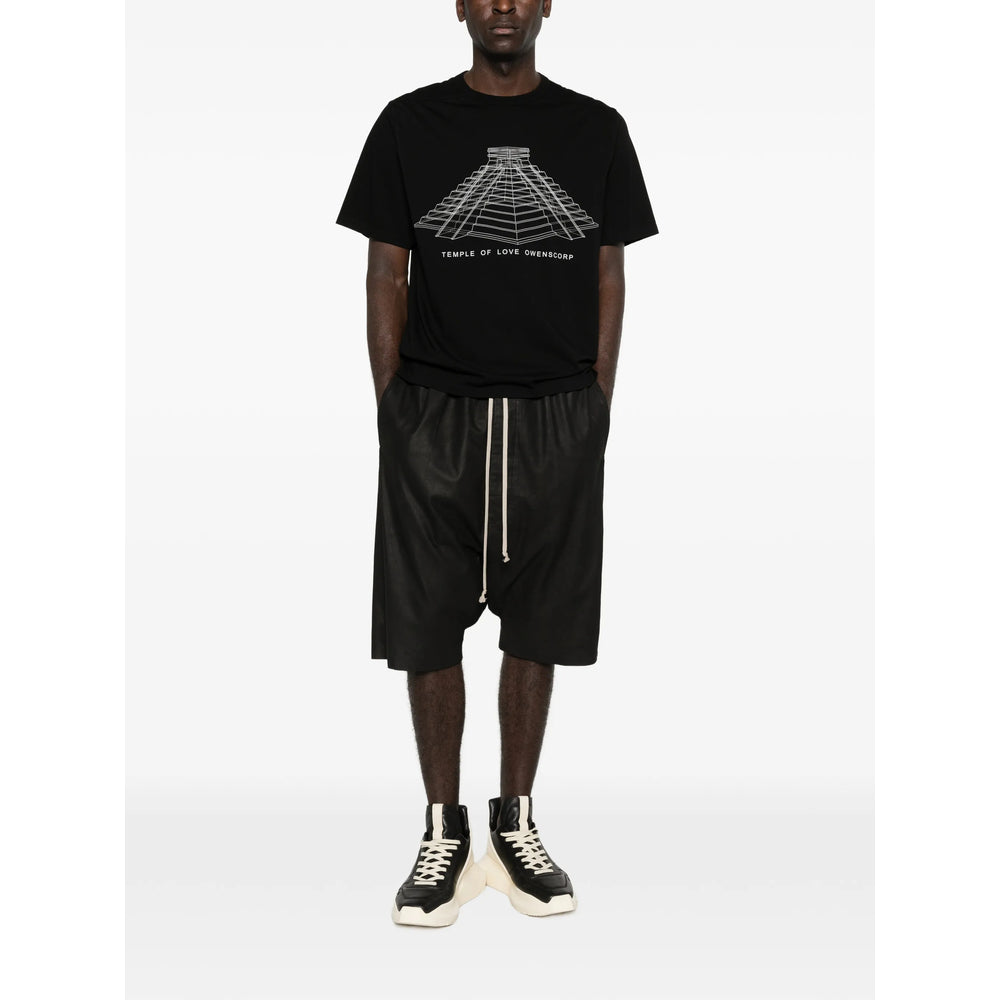 Rick Owens T Shirts - Black | cb4e7c1e4932d1165af7d64e50f0a9e28fff438a