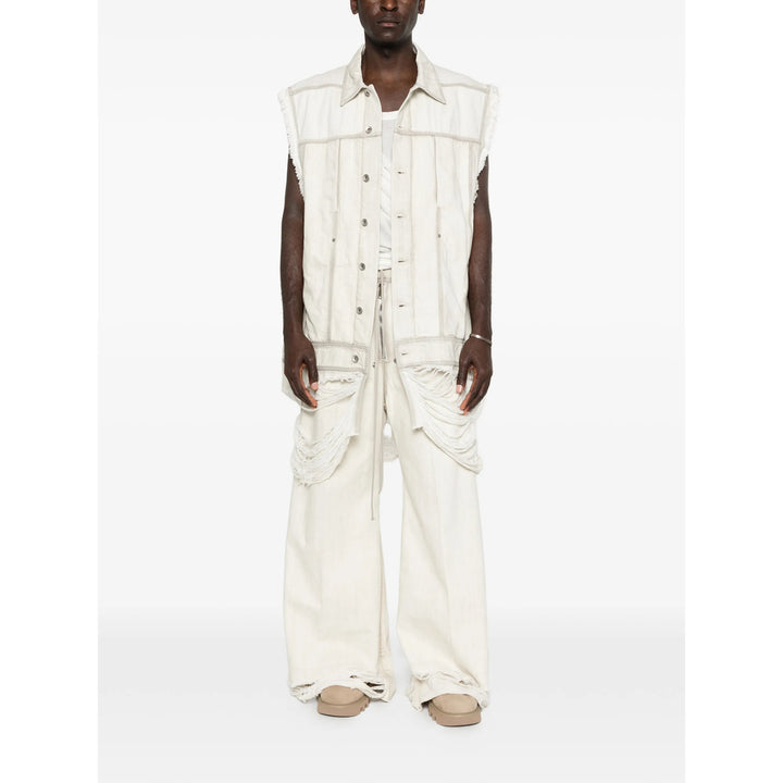 Rick Owens Outwear Waistcoats - Neutral | bd39a91add69dd2e58853cf2789591bd48b39801