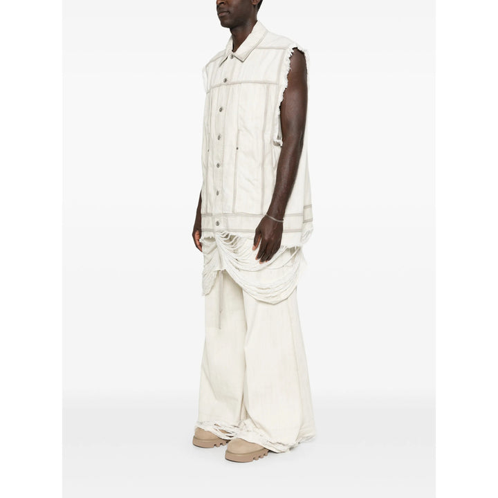 Rick Owens Outwear Waistcoats - Neutral | c85751af45c479ca24eb1ea0c4c4803cc8b2b9ba