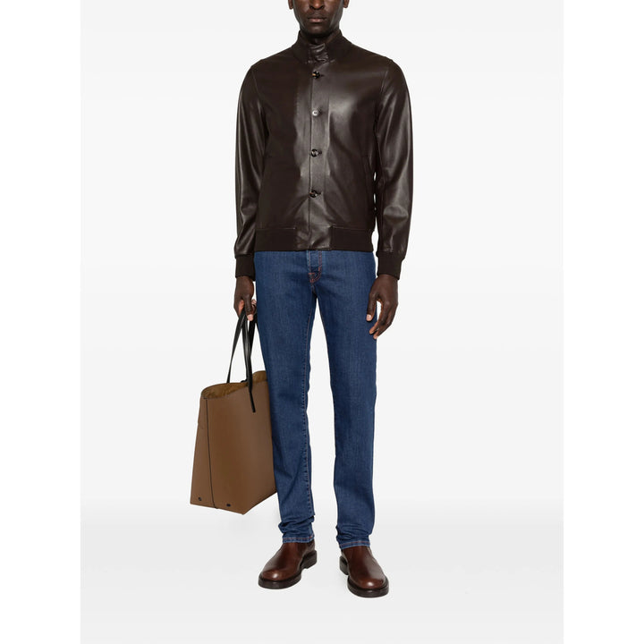 Kired Leather Outerwears - Brown | 84a896913d46da9326f85b918f9efdcb56e81e41