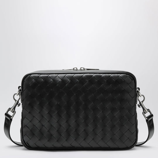 Black Intrecciato Camera Bag