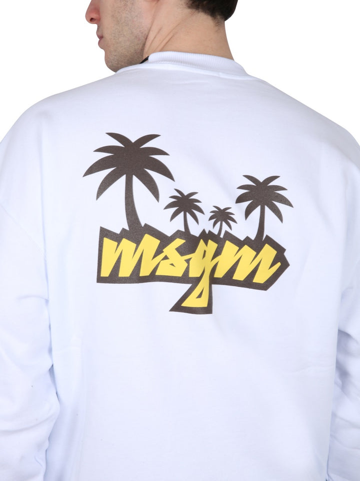 MSGM Sweatshirts - White | Wanan Luxury
