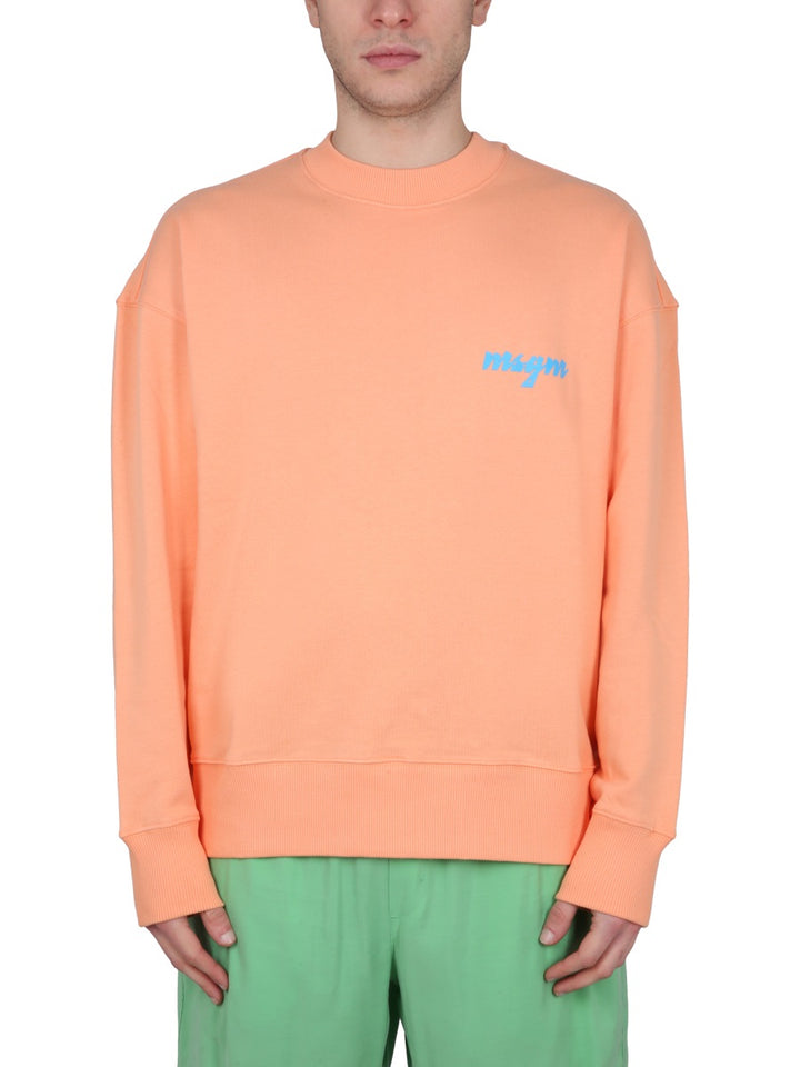 MSGM Sweatshirts - Orange | Wanan Luxury