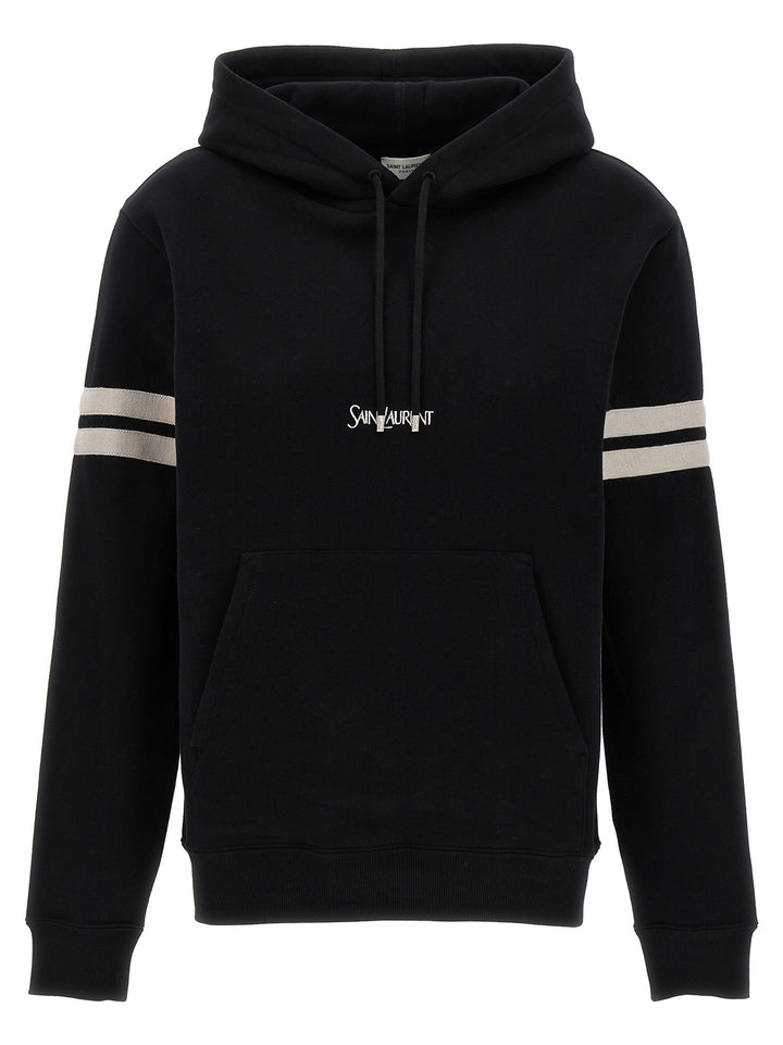 Saint Laurent Saint Laurent Sweatshirt - White/Black | 18bf88922cb682f8270bbe8c6cc8b2288891f7d7