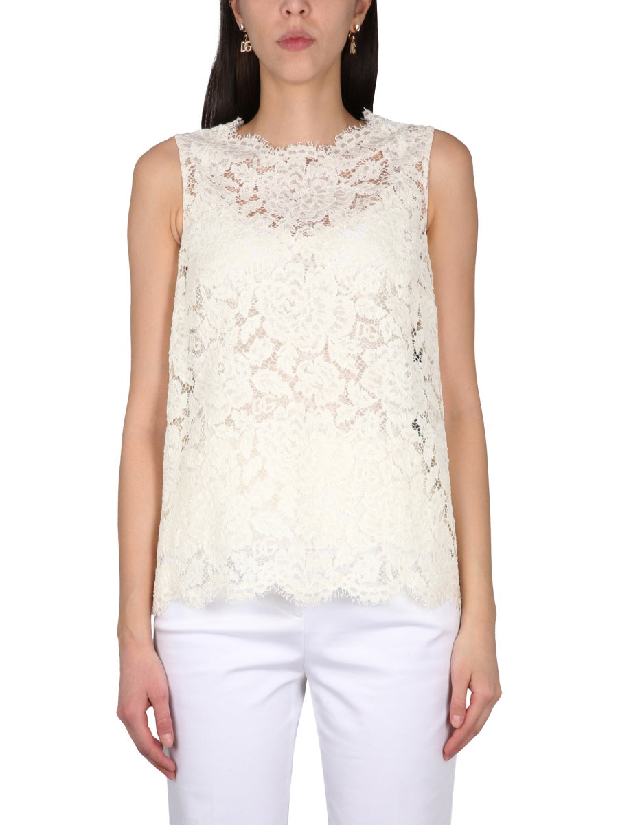 Dolce & Gabbana Tops - White | Wanan Luxury