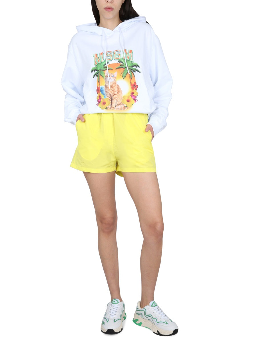 MSGM Shorts - Yellow | Wanan Luxury