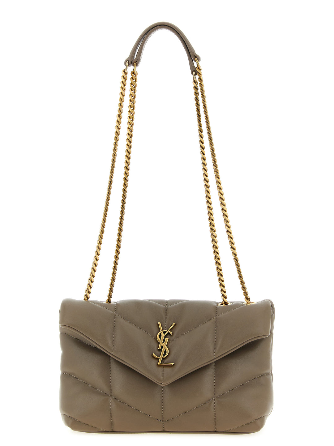 Saint Laurent Puffer Toy Shoulder Bags - Brown | b14bd3bb7e2e874f93aaca58c54fad1222c08d0d