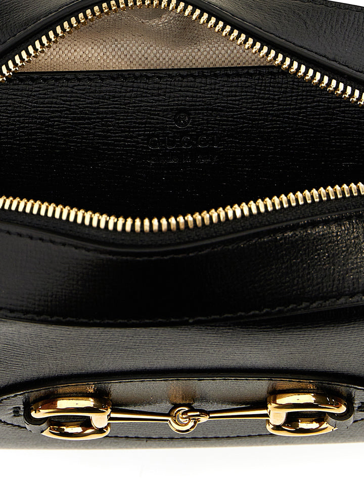 Gucci Gucci Horsebit 1955 Crossbody Bags - Black | 12e17a8a2d8795ee2440dd12b6f9238d2f2aadfe
