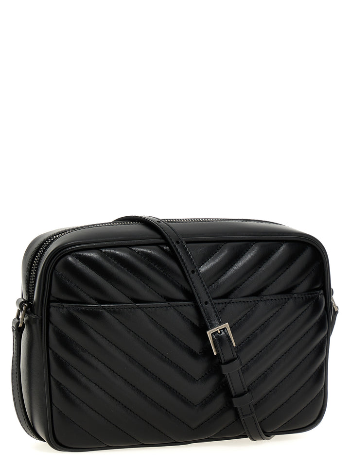 Saint Laurent Camera Bag Lou Crossbody Bags - Black | 46095f7f785b020a98e5e8971f7a8b5d1ae2d3ad