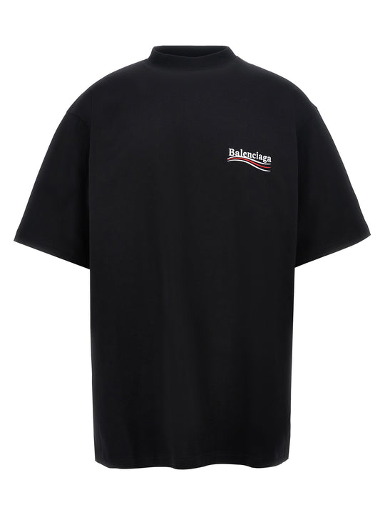 Logo Embroidery T-Shirt White/Black