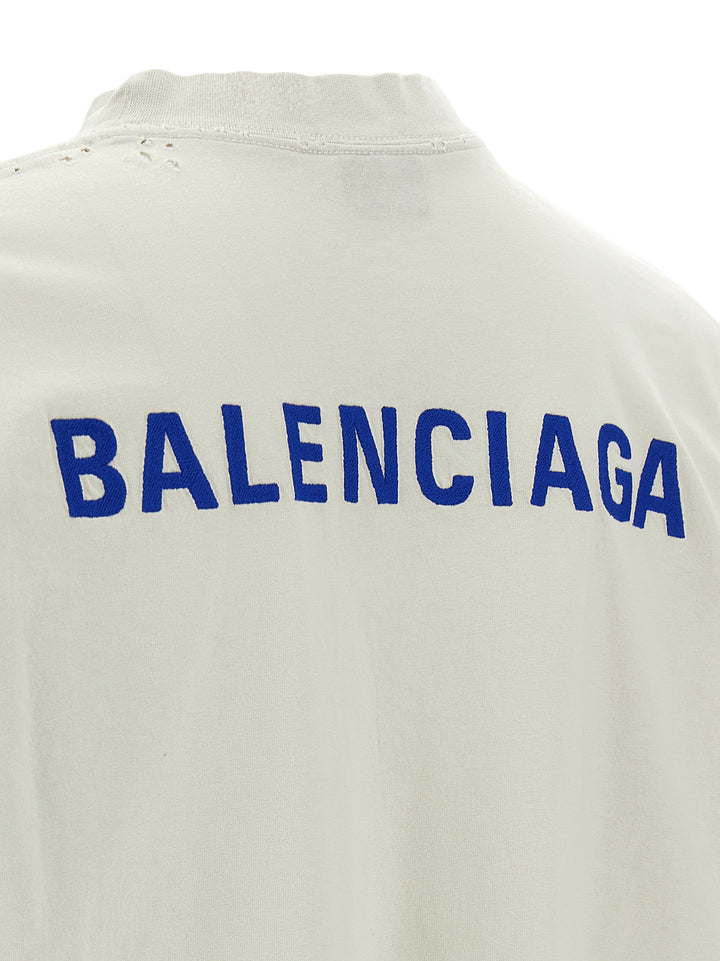 Balenciaga Balenciaga Back T-shirt - Beige | c269aff8715270f251b66ac85571edbaa1f69ec0